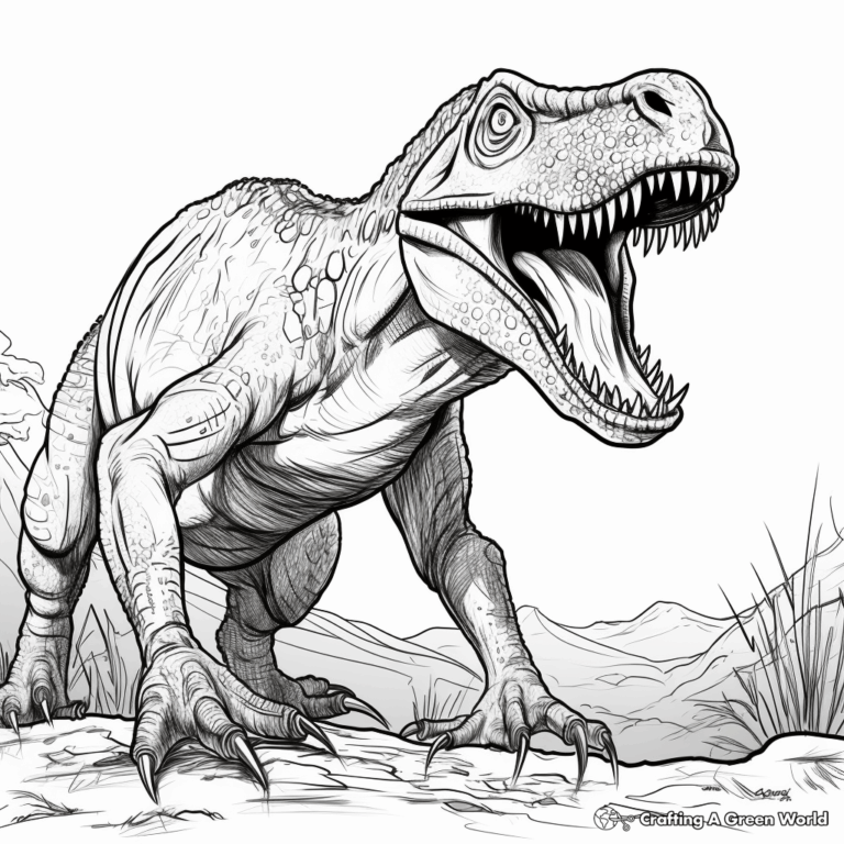 Dinosaur Coloring Page