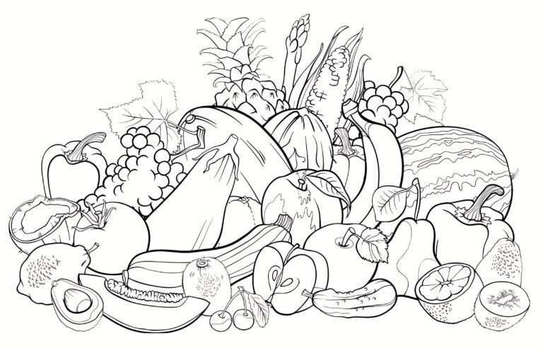 Fruit Coloring Pages