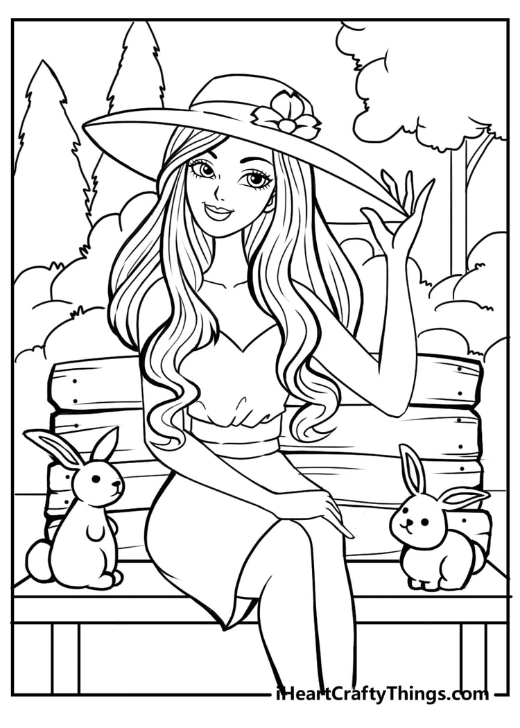 barbie coloring pages free printable barbie coloring pages free printable