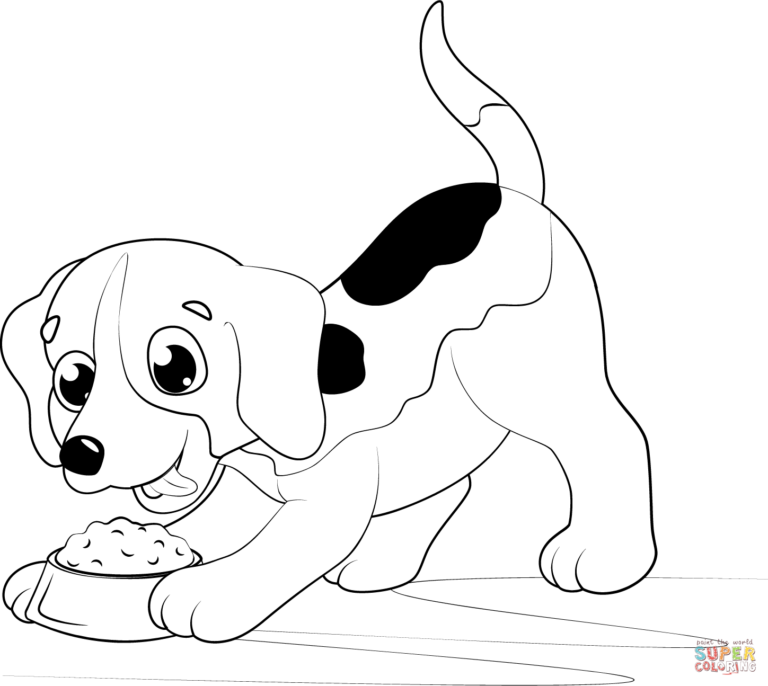Beagle 20 Free Printable Coloring Pages