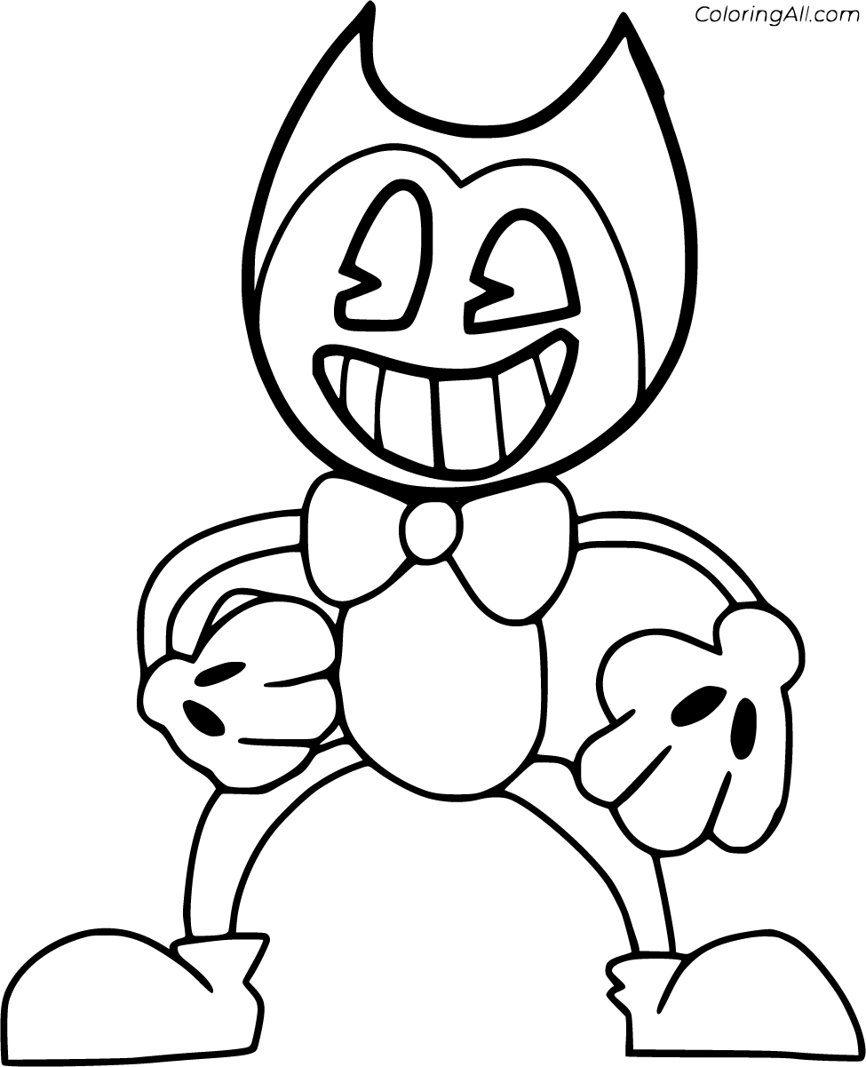 bendy printable coloring pages bendy printable coloring pages
