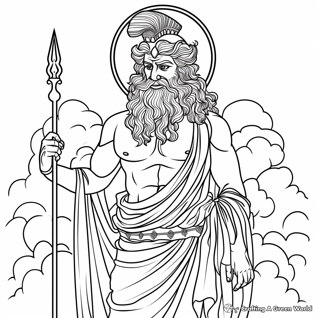Greek Coloring Pages Free Printable 
