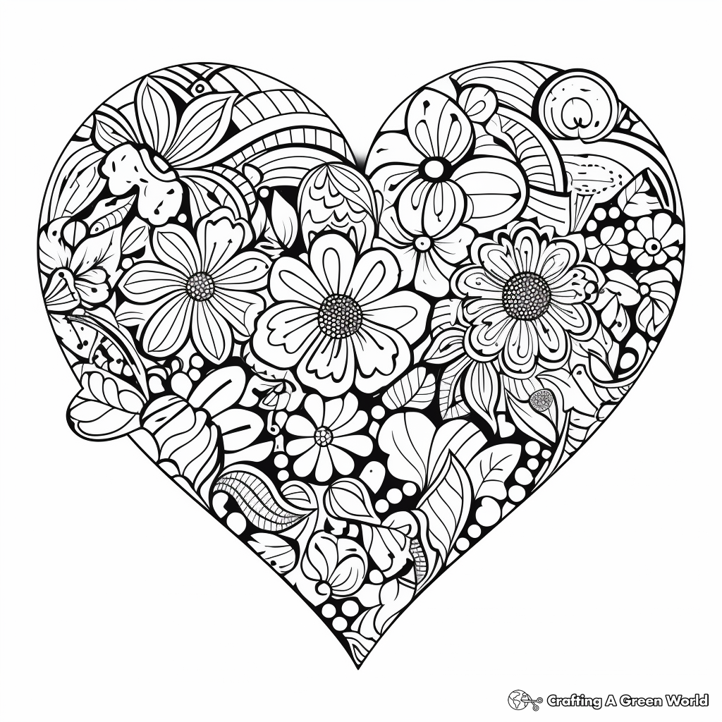 Valentines Day Coloring Pages For Adults Free Printable 