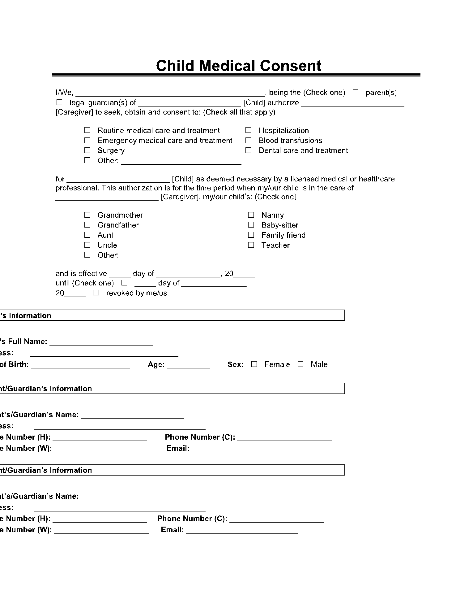 16 Medical Forms Free To Edit Download Print CocoDoc