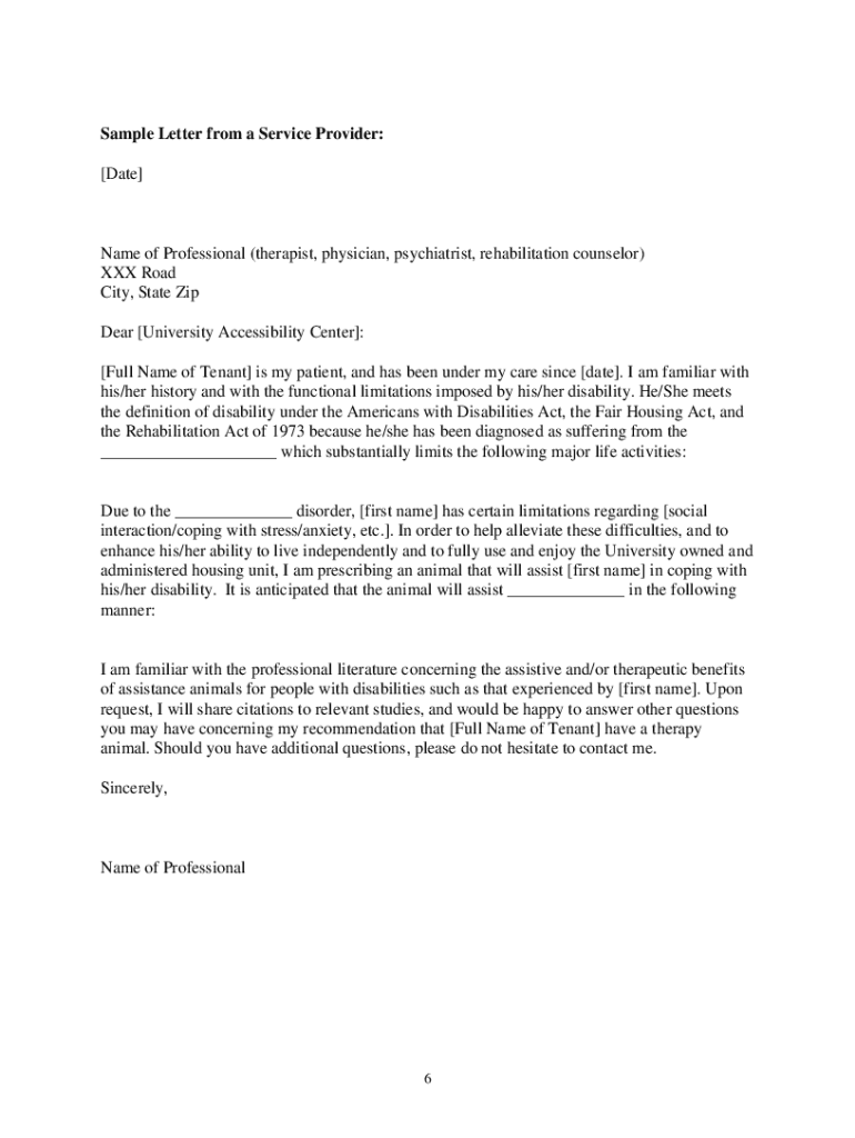 2005 2026 Form BYU Service And Therapy Emotional Support Animal Policy Fill Out Sign Share Online PdfFiller