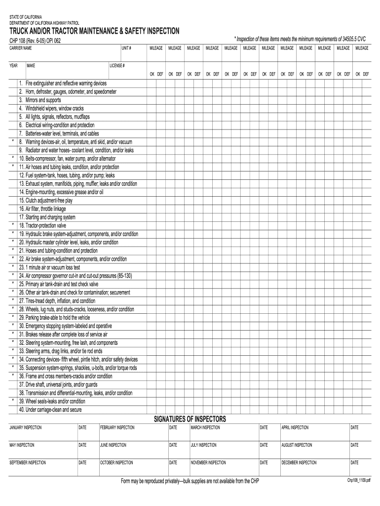 2005 2026 Form CA CHP 108 Fill Out Sign Share Online PdfFiller 2005 2026 Form CA CHP 108 Fill Out Sign Share Online PdfFiller