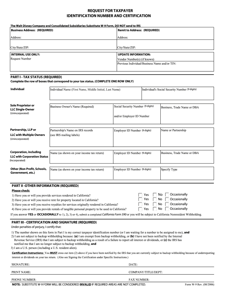 2006 2026 Form CA Substitute W 9 Fill Out Sign Share Online PdfFiller 2006 2026 Form CA Substitute W 9 Fill Out Sign Share Online PdfFiller