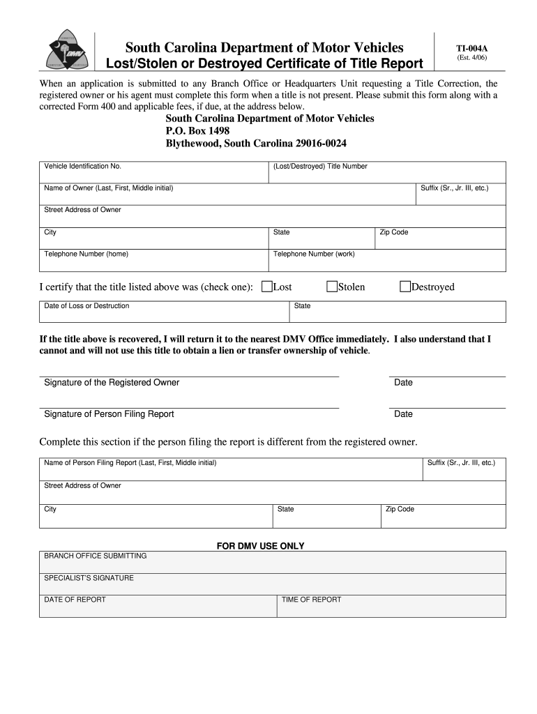 scdmv form 400 printable