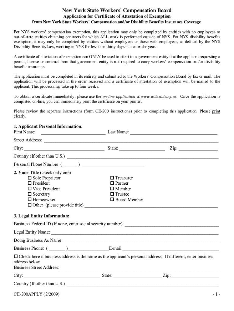 2009 2026 Form NY CE 200 Fill Out Sign Share Online PdfFiller 2009 2026 Form NY CE 200 Fill Out Sign Share Online PdfFiller