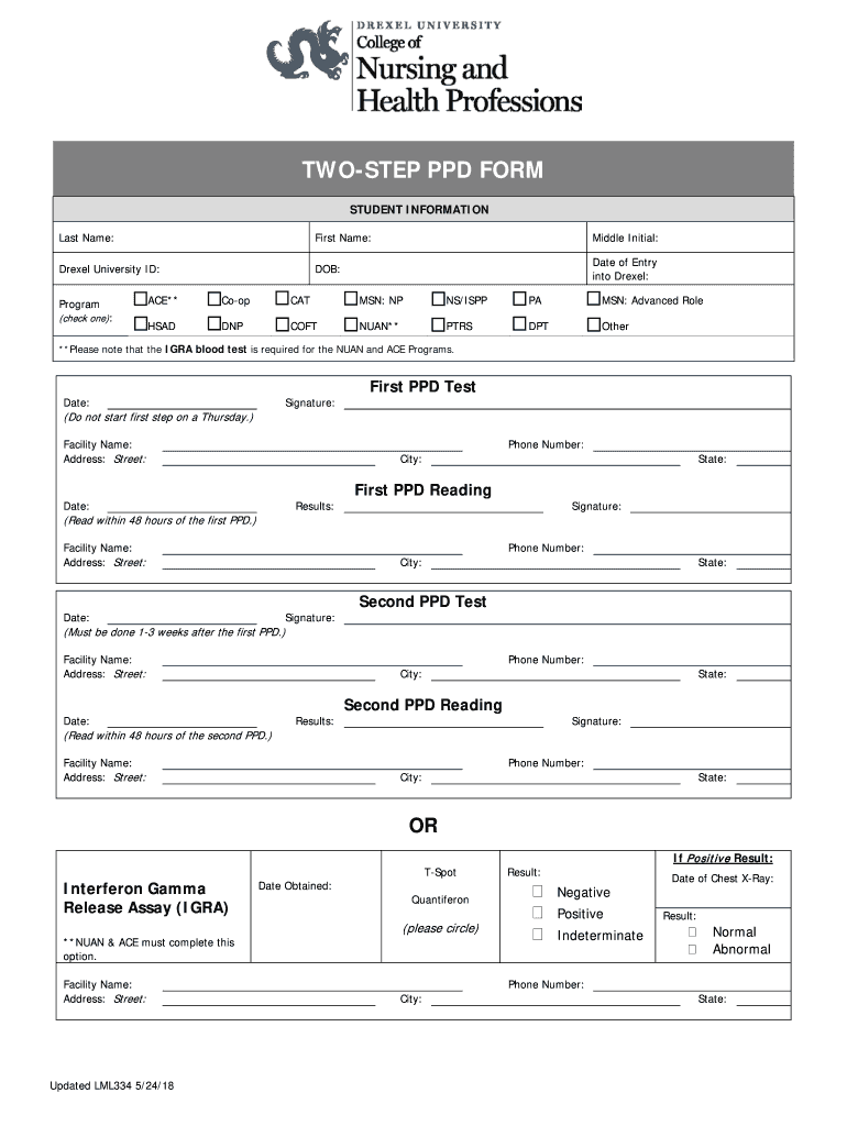free printable 2 step ppd form