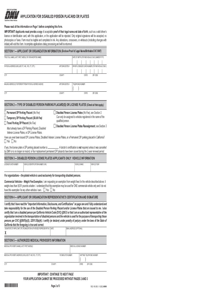 2023 2026 Form CA DMV REG 195 Fill Out Sign Share Online PdfFiller 2023 2026 Form CA DMV REG 195 Fill Out Sign Share Online PdfFiller