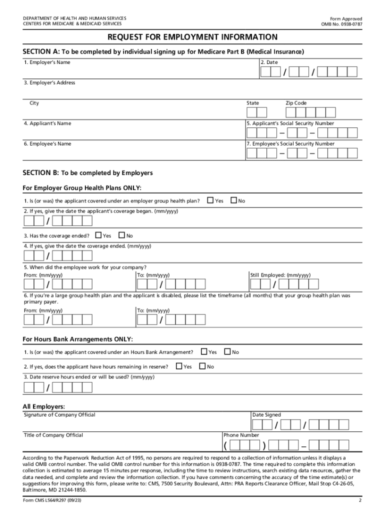 2023 2026 Form CMS L564 R297 Fill Out Sign Share Online PdfFiller