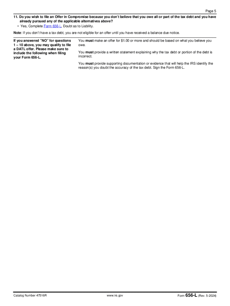 irs form 433 d printable