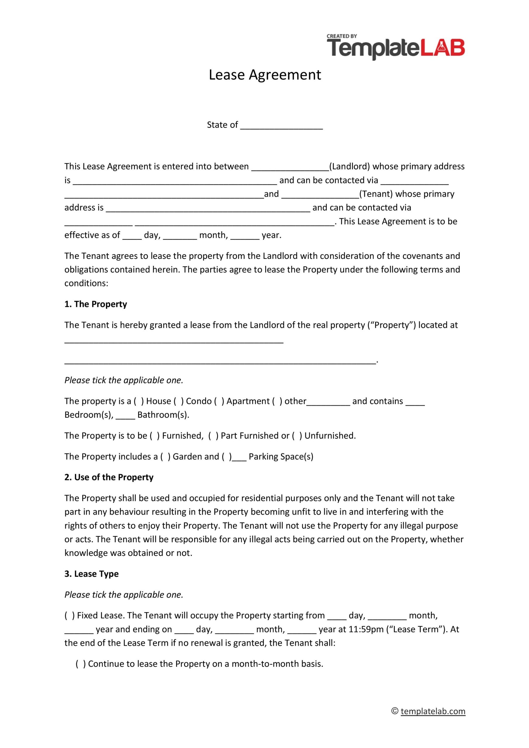 free printable lease forms free printable lease forms