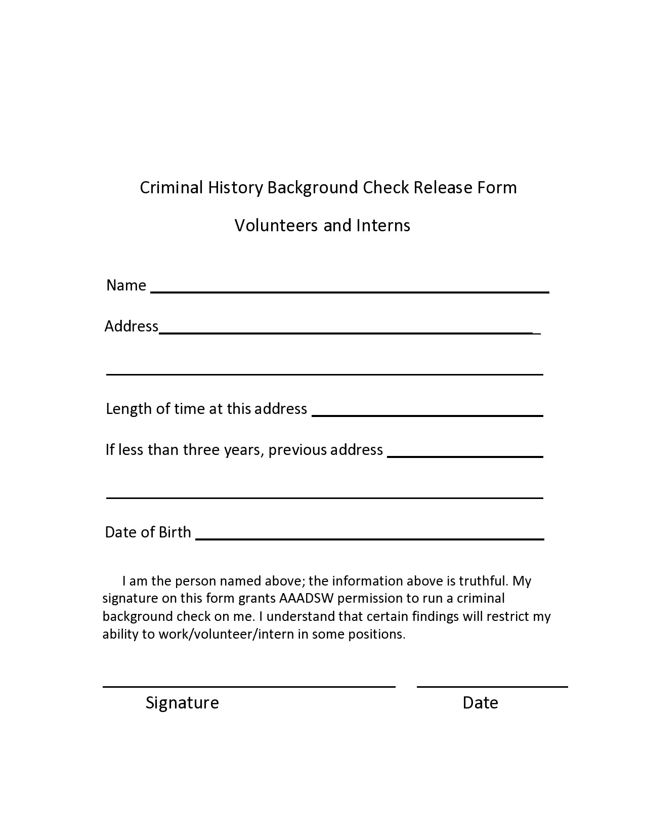 47 Free Background Check Authorization Forms TemplateLab 47 Free Background Check Authorization Forms TemplateLab