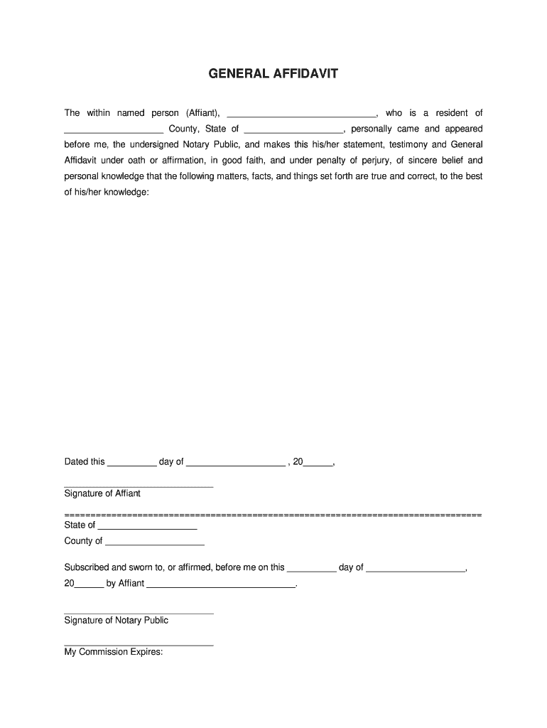 ABC Legal Docs General Affidavit Fill Out Sign Share Online PdfFiller ABC Legal Docs General Affidavit Fill Out Sign Share Online PdfFiller