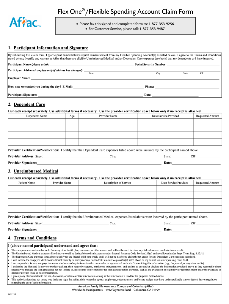Aflac Claim Forms Printable