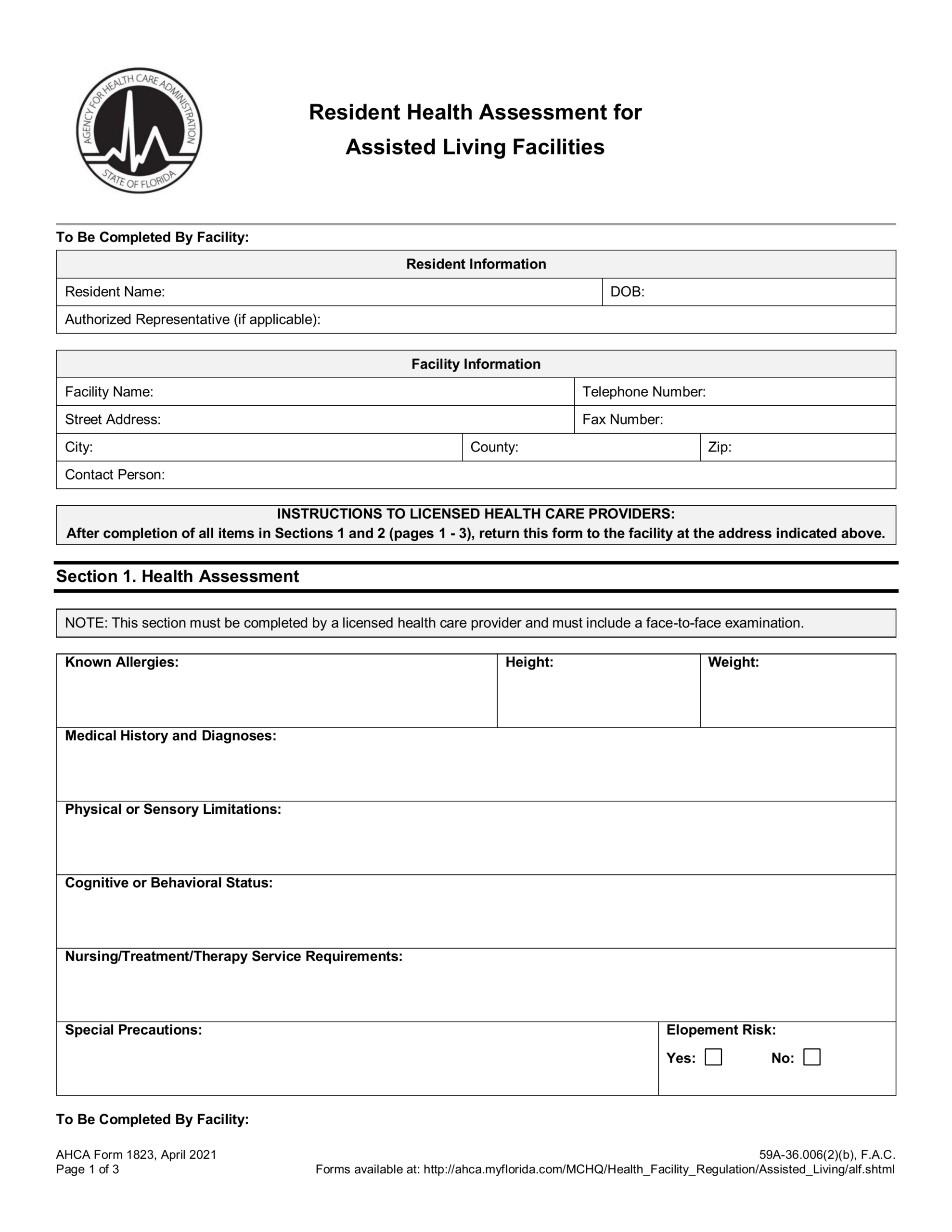cms l564 printable form