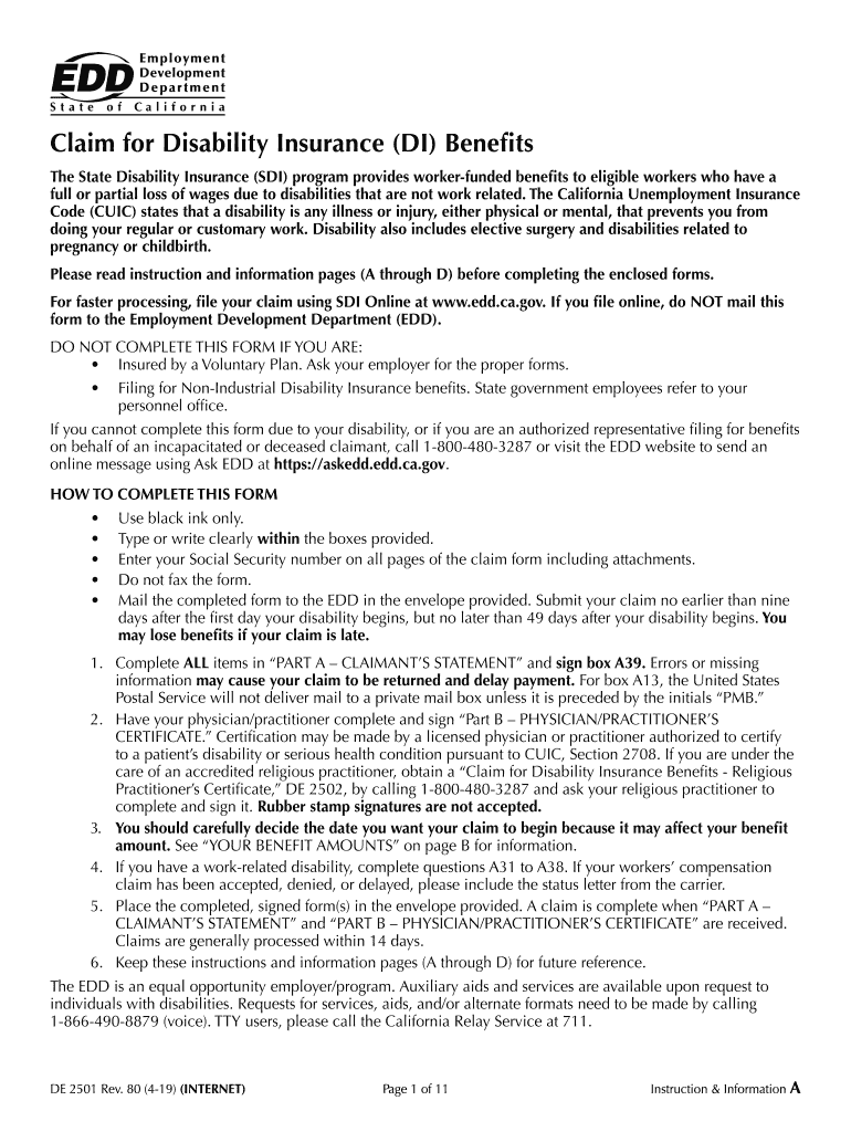 De 2501 Form Fill Out Sign Online DocHub