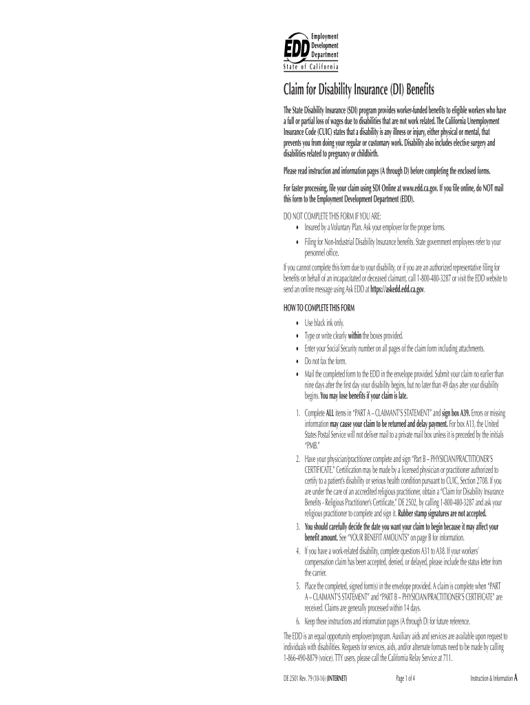 de 2501 form 2023 printable
