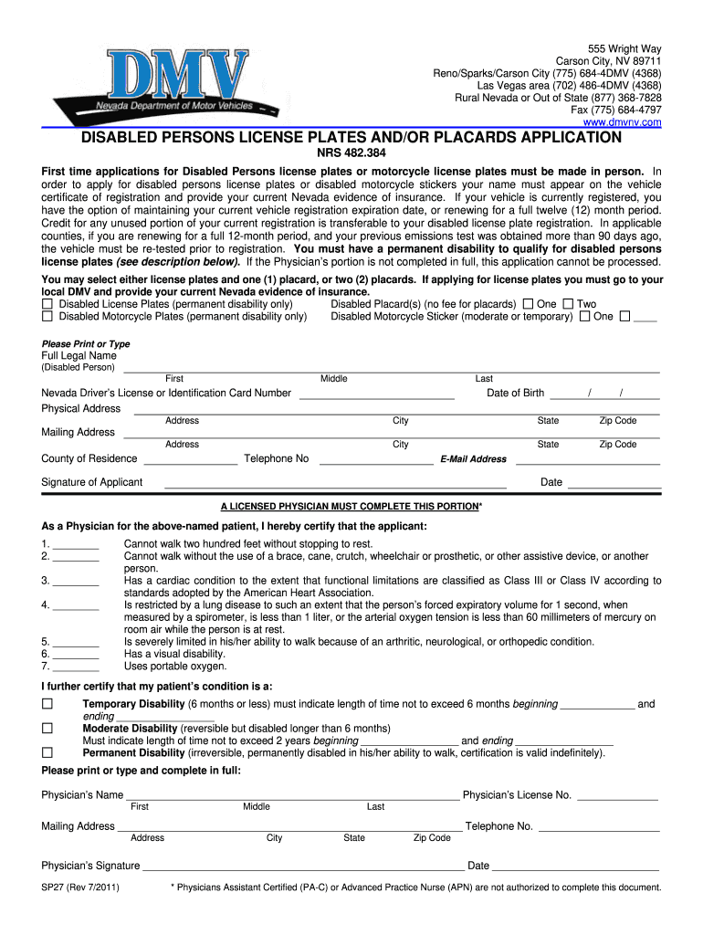 Dmv Handicap Placard Form Fill Out Sign Online DocHub Dmv Handicap Placard Form Fill Out Sign Online DocHub