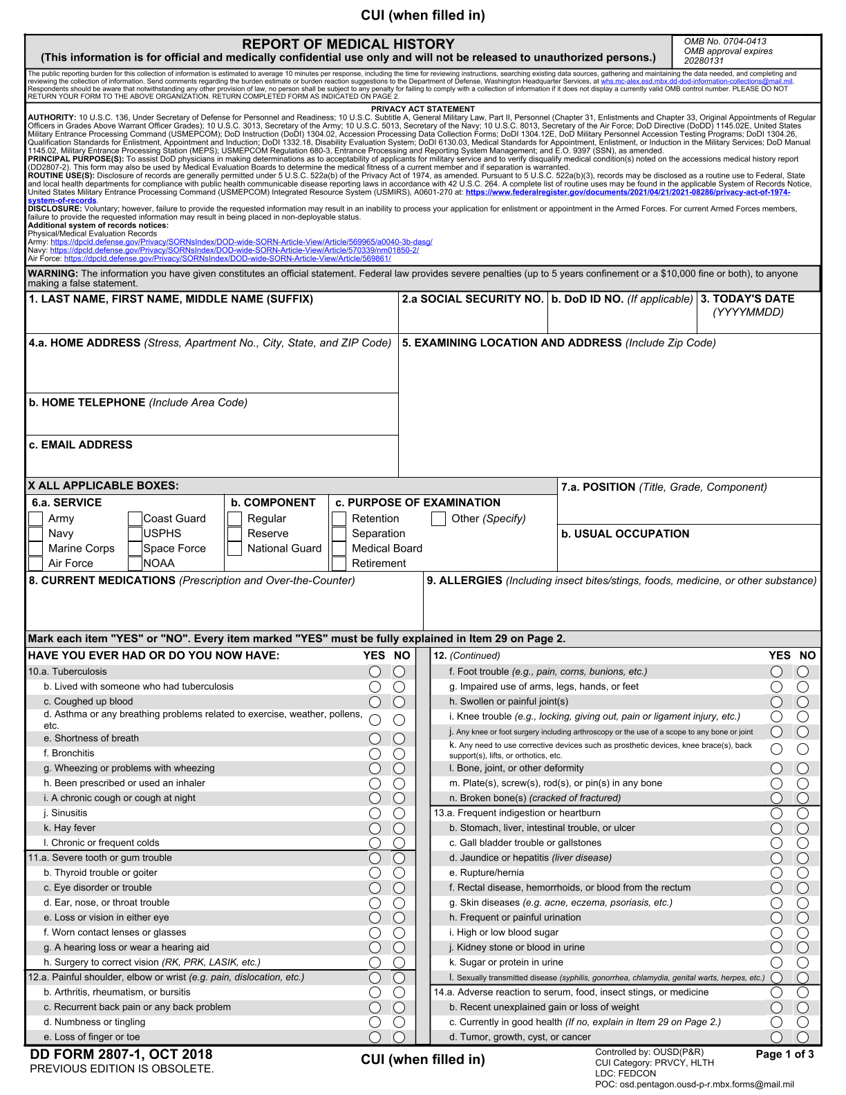 Fill Form DD 2813 2025 2026 Department Of Defense Dental Exam Fill Form DD 2813 2025 2026 Department Of Defense Dental Exam