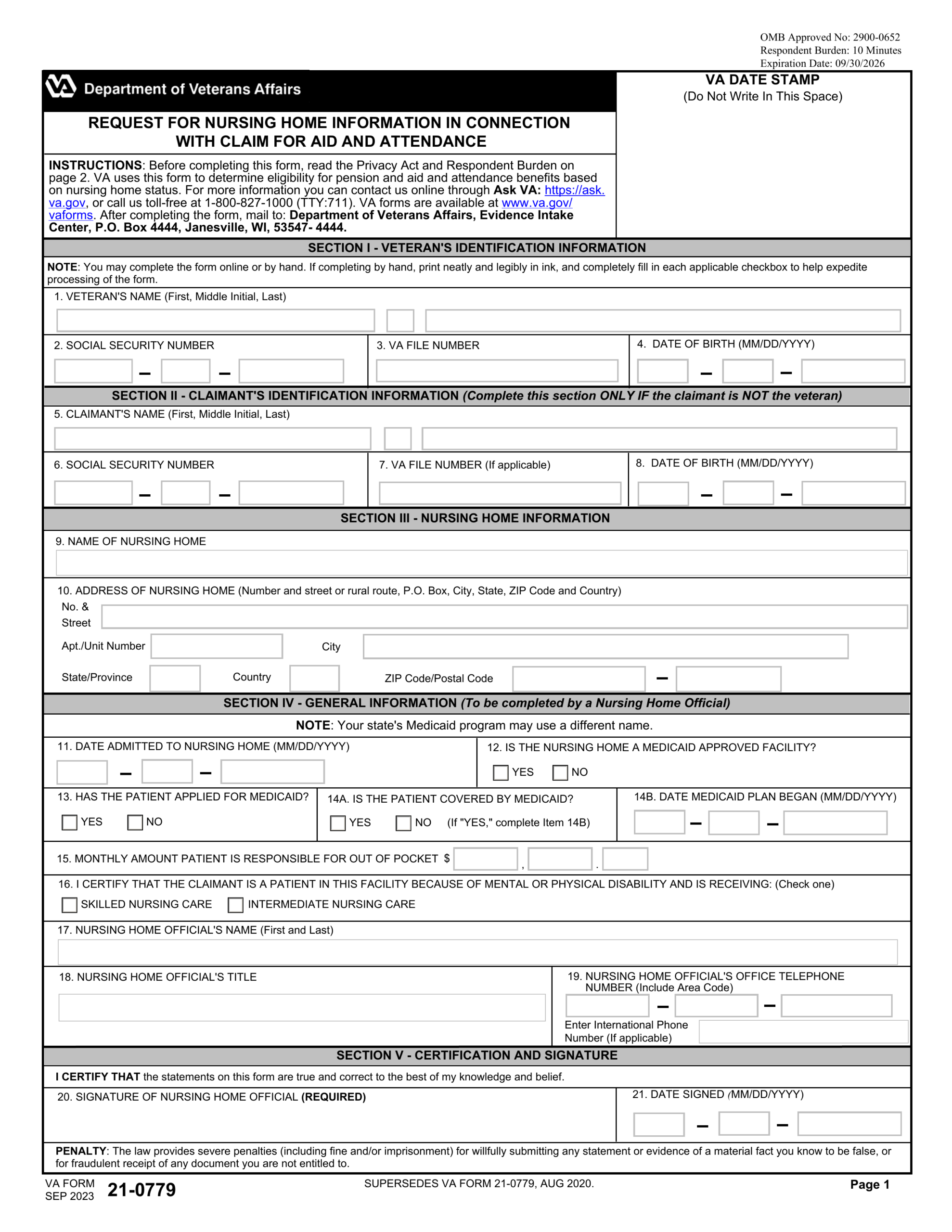 Fill Form SSA 16 2025 2026 Create Edit Forms Online