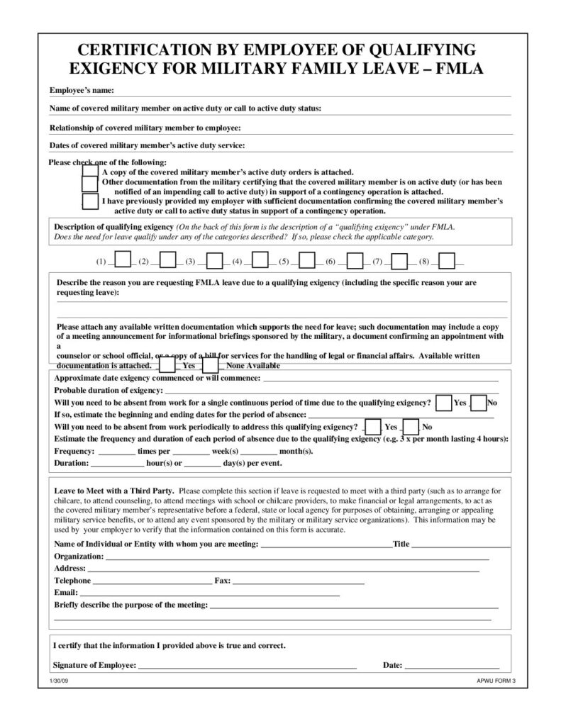 FMLA American Postal Workers Union