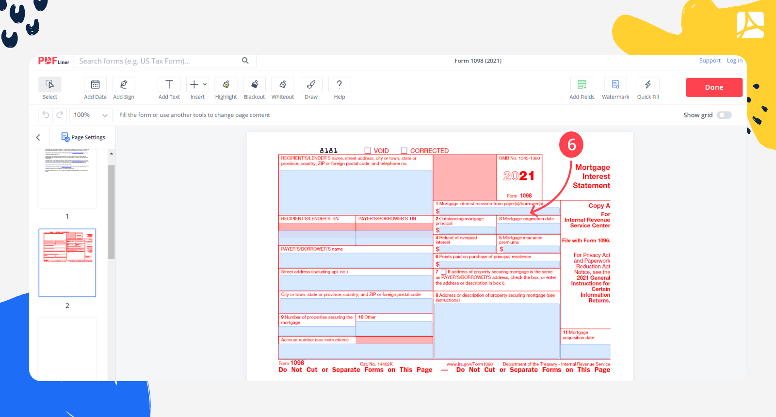 1098 form printable 1098 form printable
