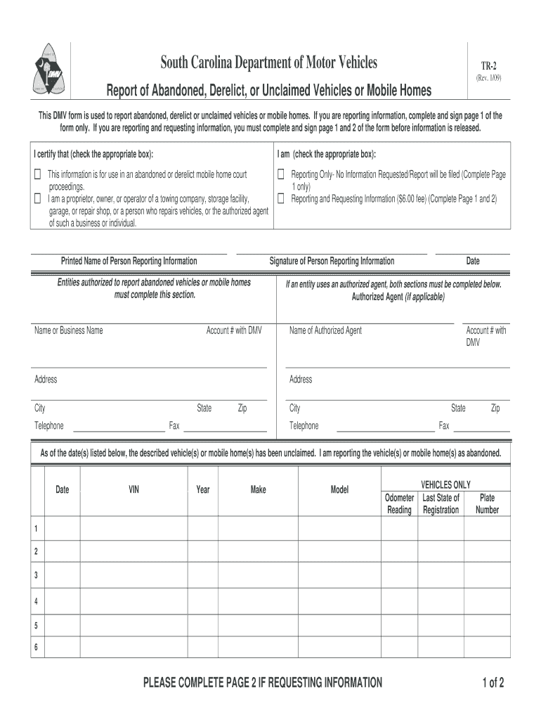 Form 400 Sc Dmv