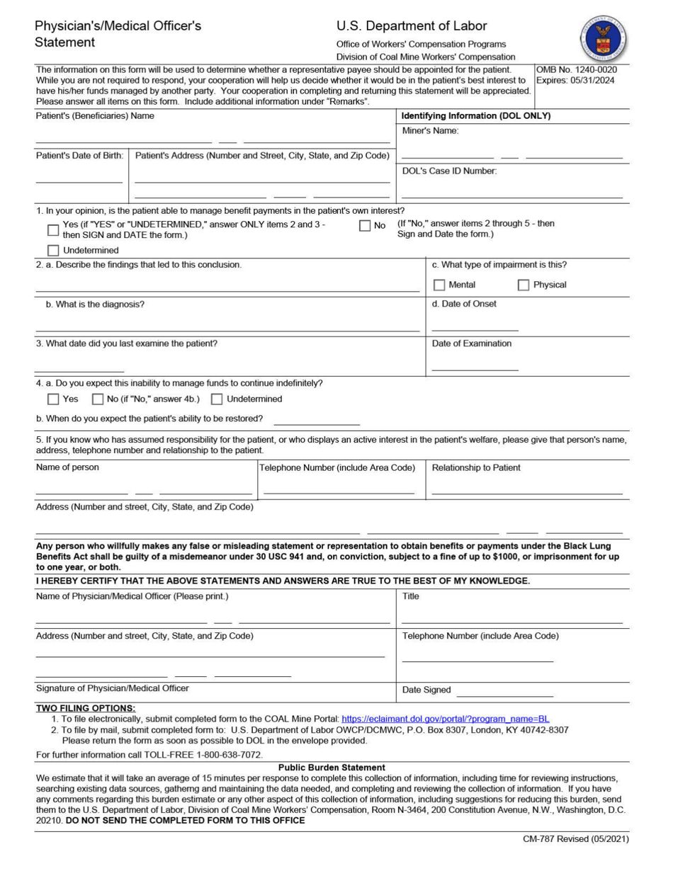 ssa-787 printable form ssa-787 printable form