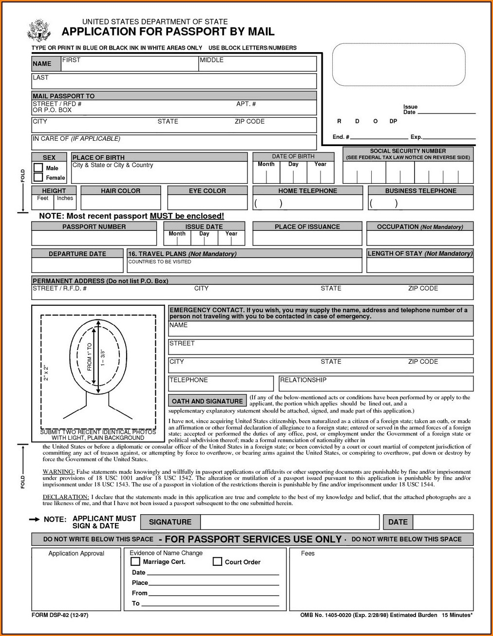 Form Ds 82 Printable Printable Art Activities