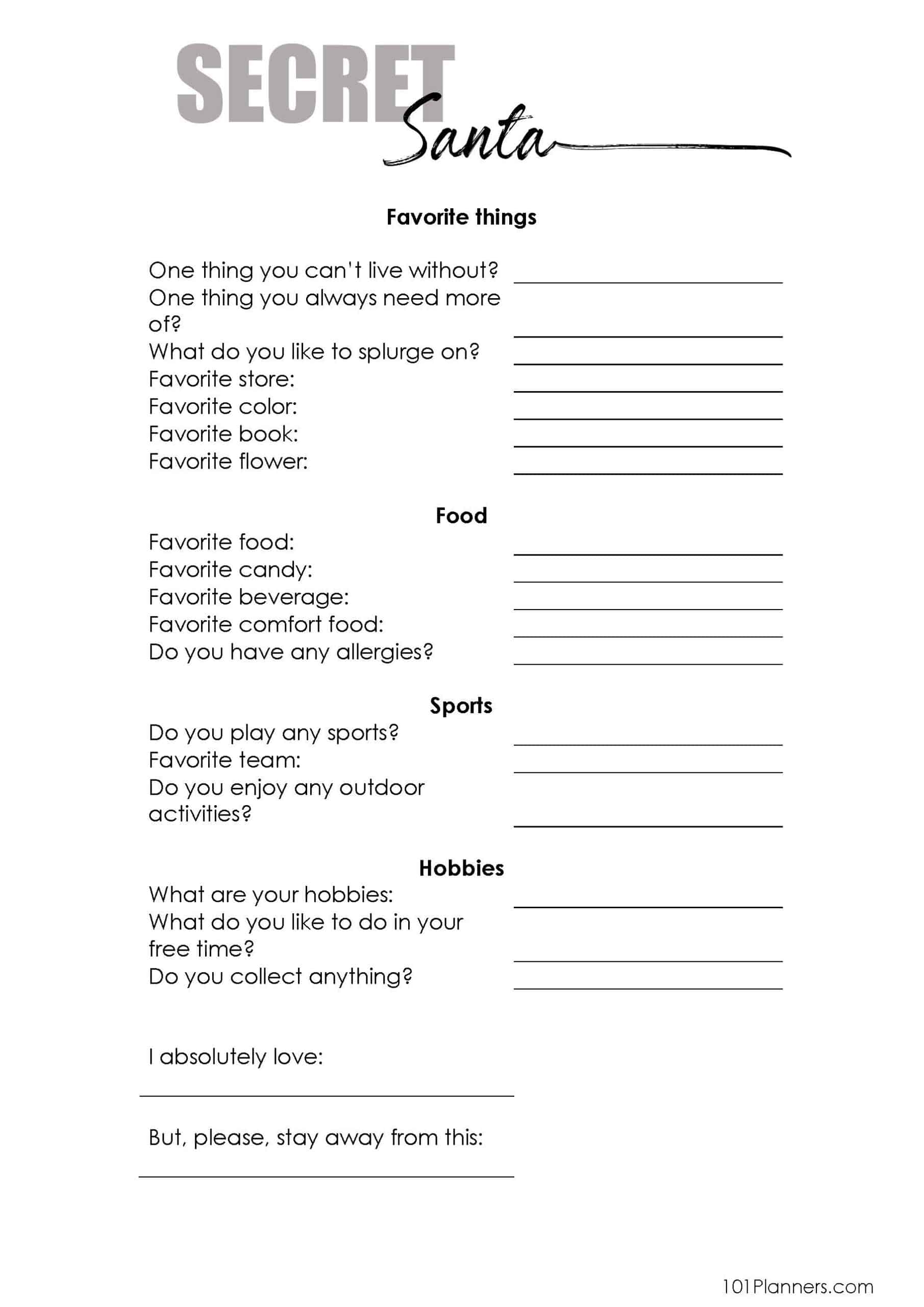 st 101 printable form