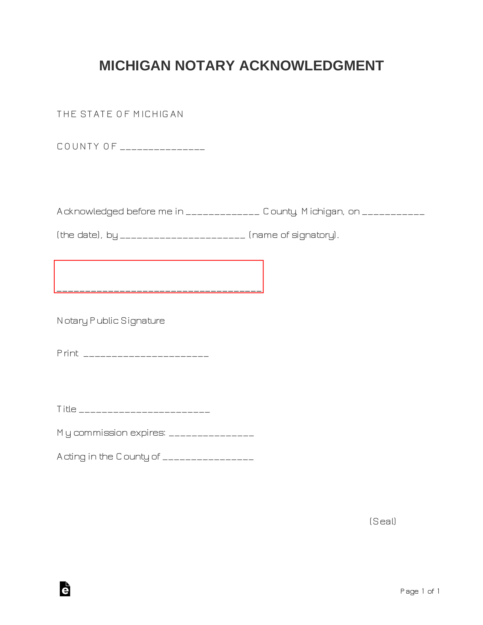 free printable notary forms free printable notary forms