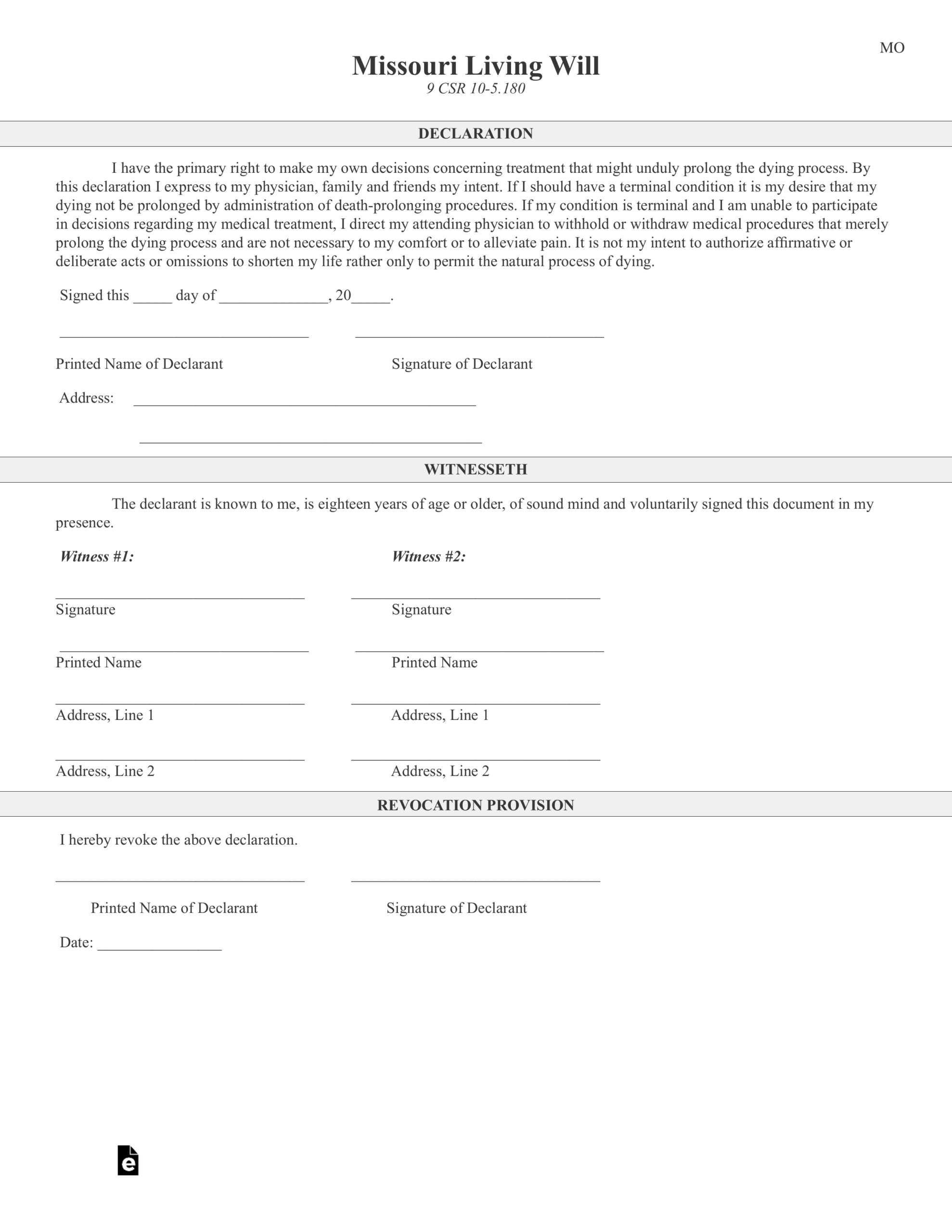 free printable living will forms