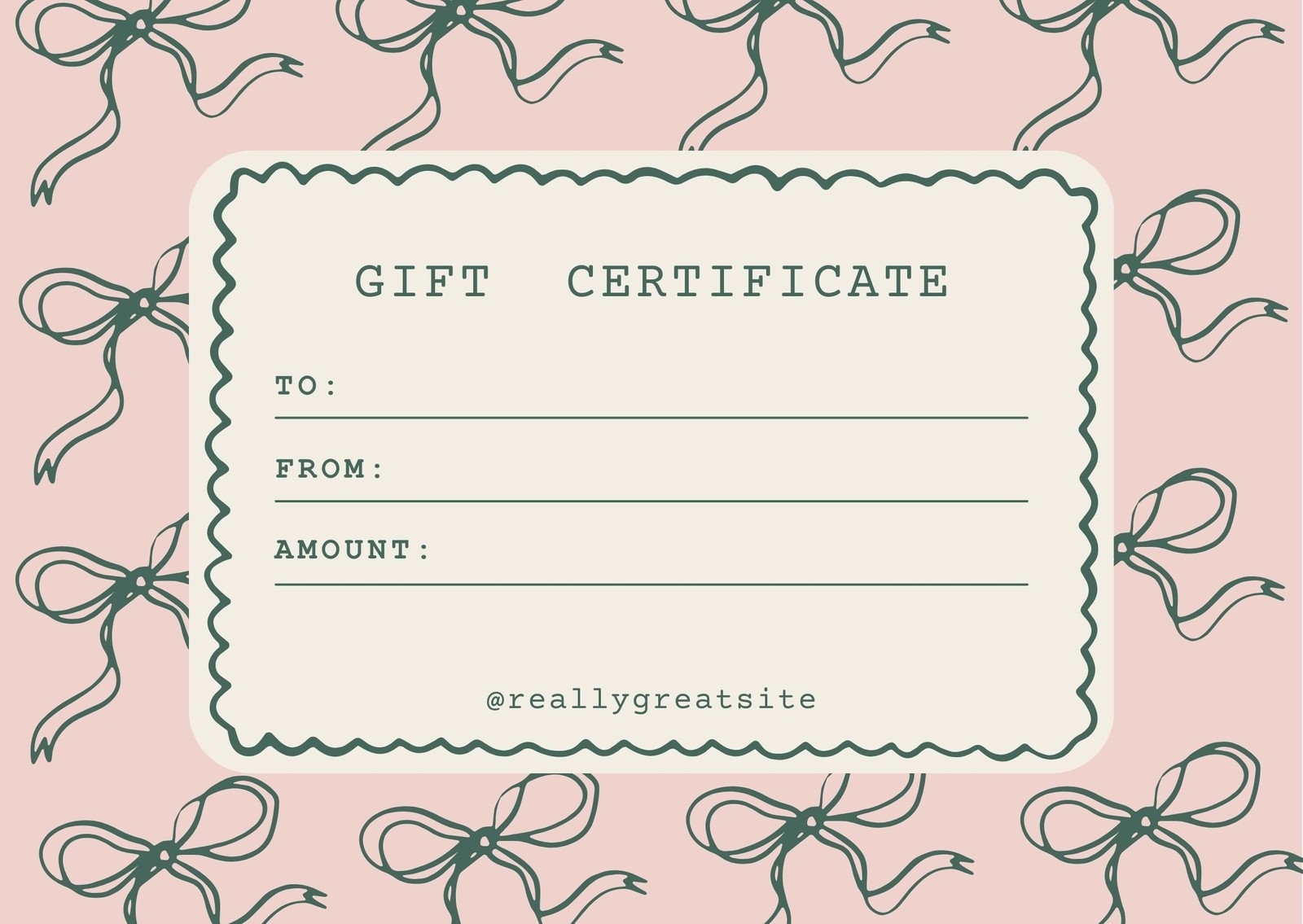 printable gift certificate form printable gift certificate form