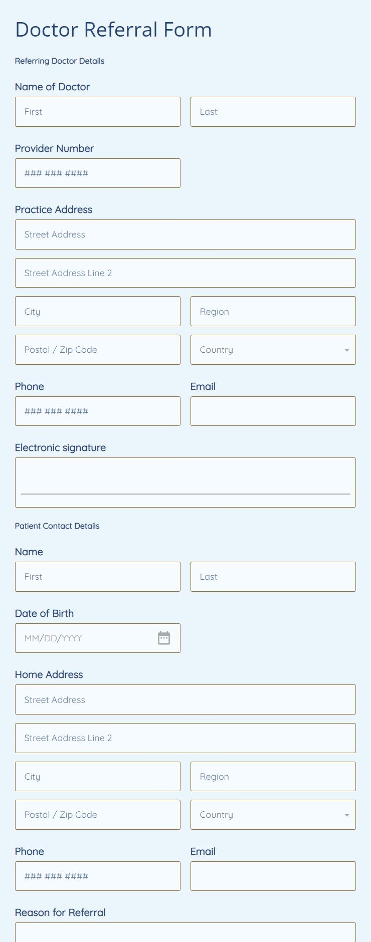 printable blank referral form