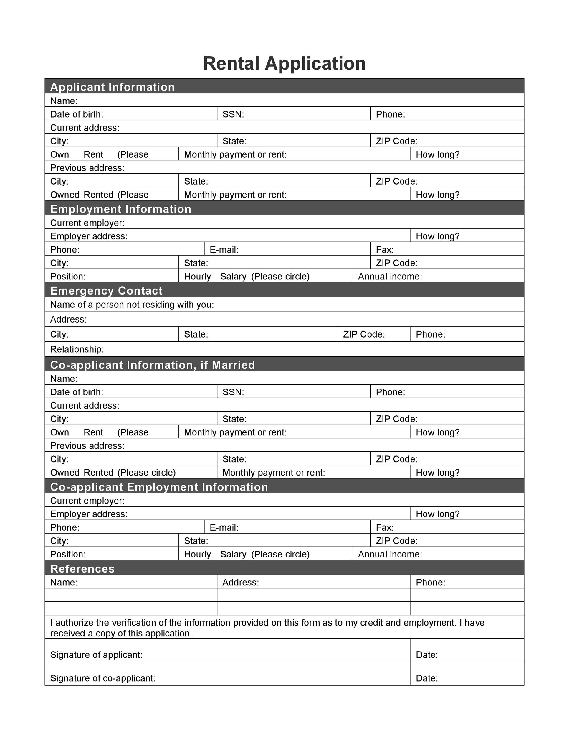 Free Rental Form Printable Study Planner Free Rental Form Printable Study Planner