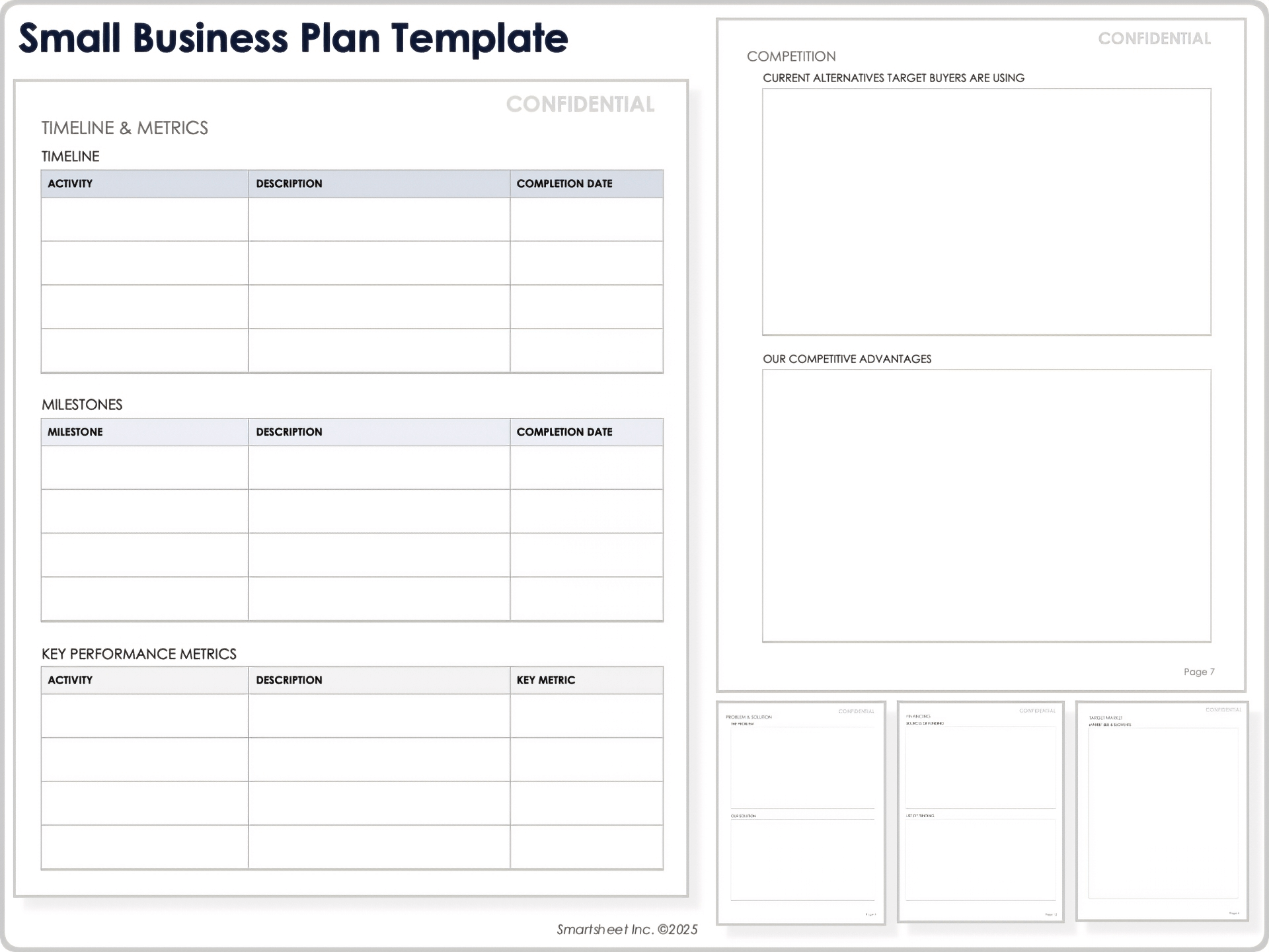 Free Simple Business Plan Templates Free Simple Business Plan Templates