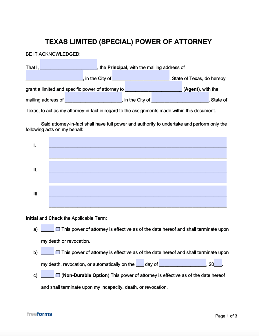 power of attorney printable form power of attorney printable form