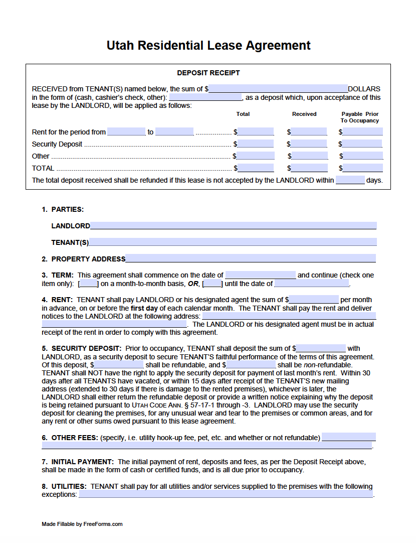 printable lease agreement form printable lease agreement form