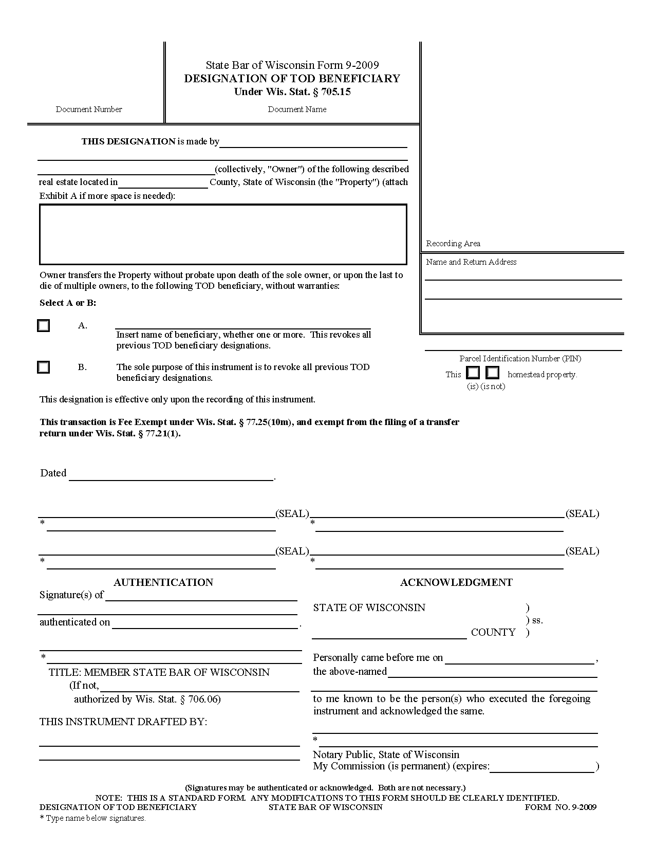 printable transfer on death deed form