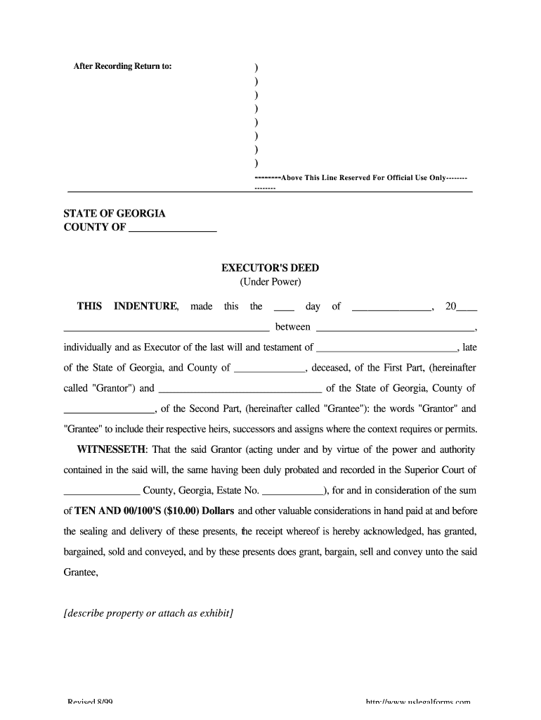 free printable executor of estate form free printable executor of estate form
