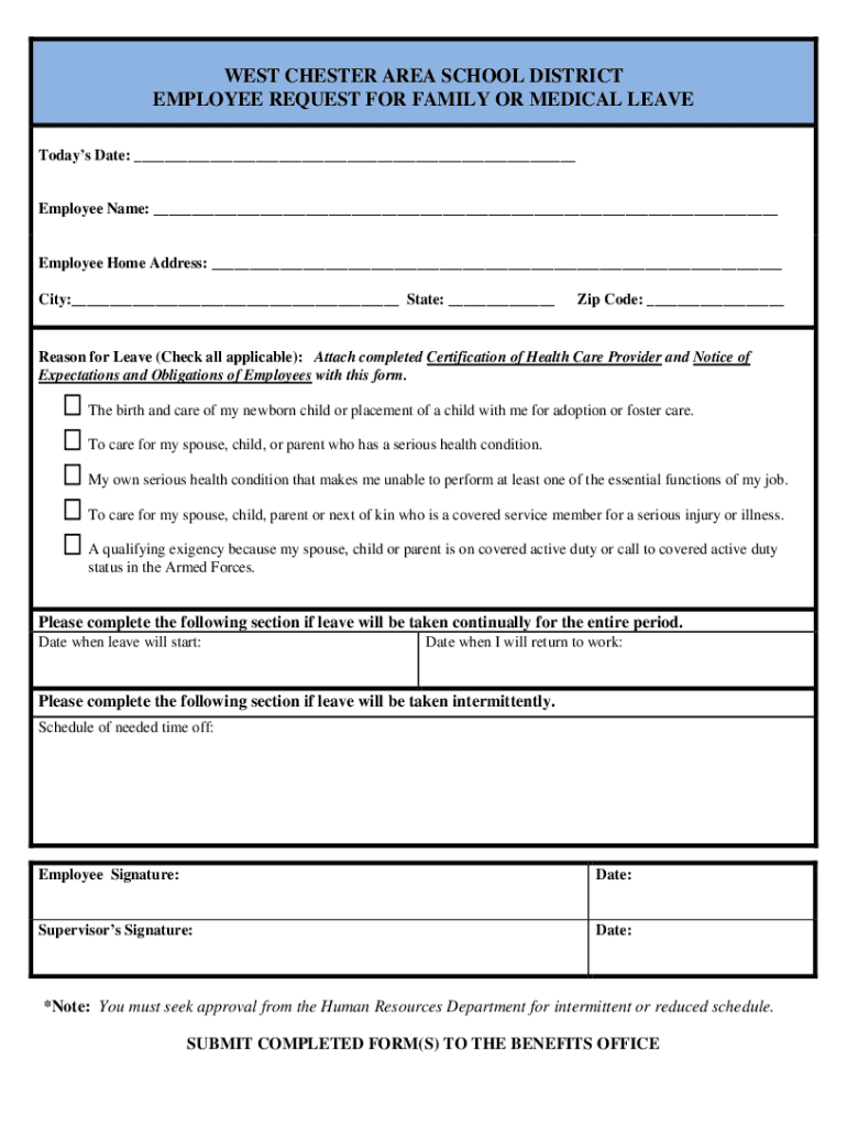 How To Complete FMLA Packet Fill Out Sign Share Online PdfFiller