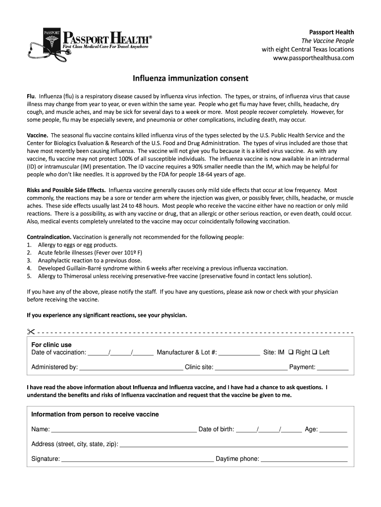 Infuenza Immunization Consent Fill Out Sign Share Online PdfFiller Infuenza Immunization Consent Fill Out Sign Share Online PdfFiller