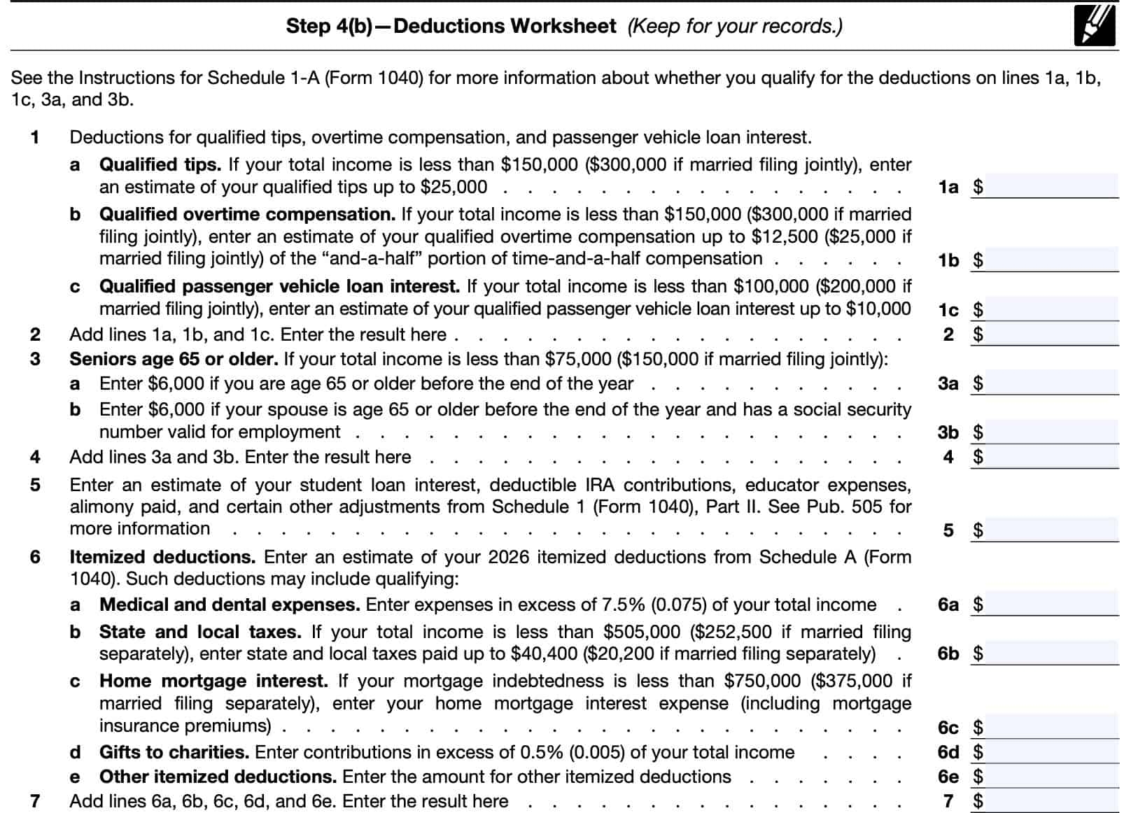 IRS Form W 4P Instructions Pension Annuity Tax Withholding