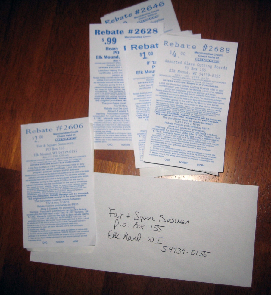 menards printable rebate forms