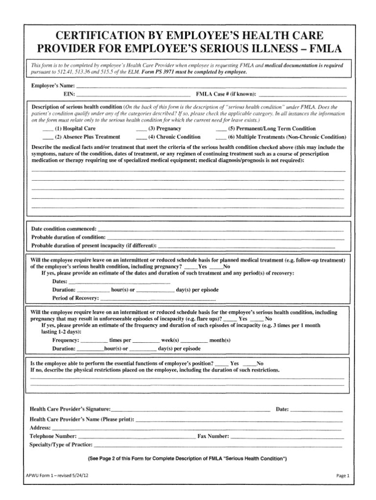 Printable Fmla Form Printable Study Planner