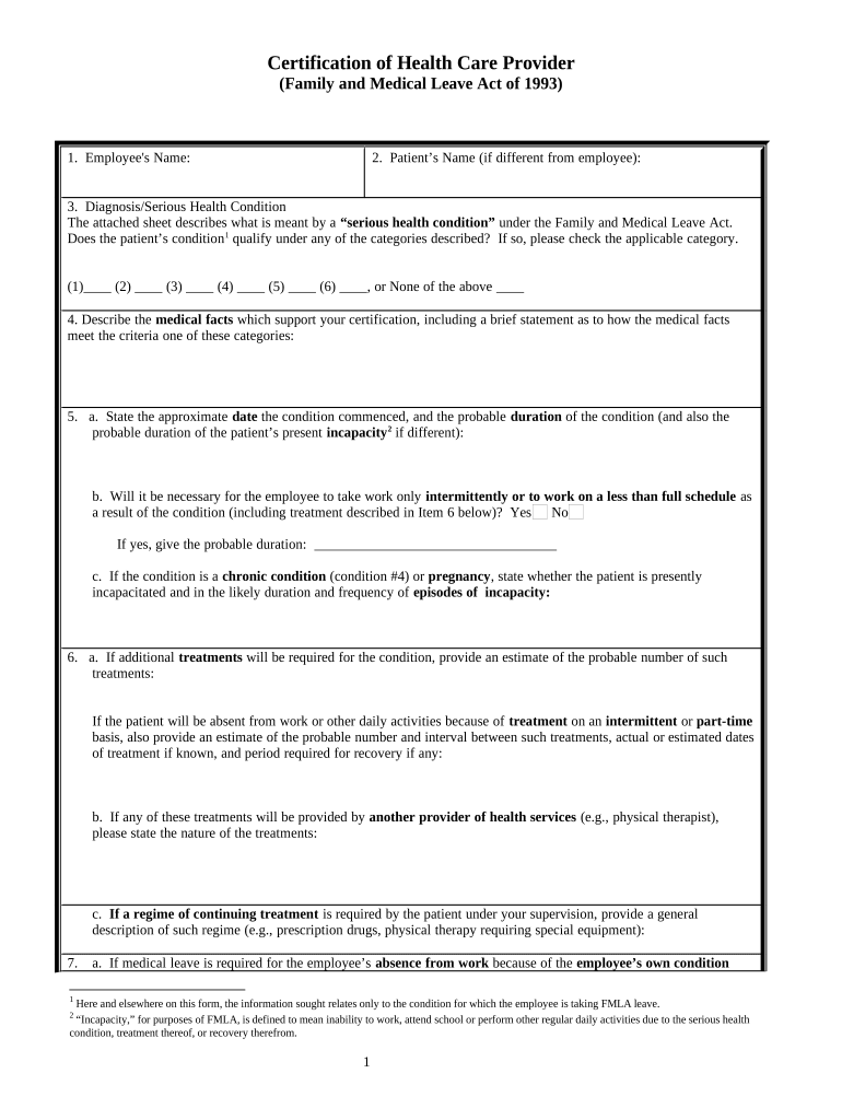 printable fmla form