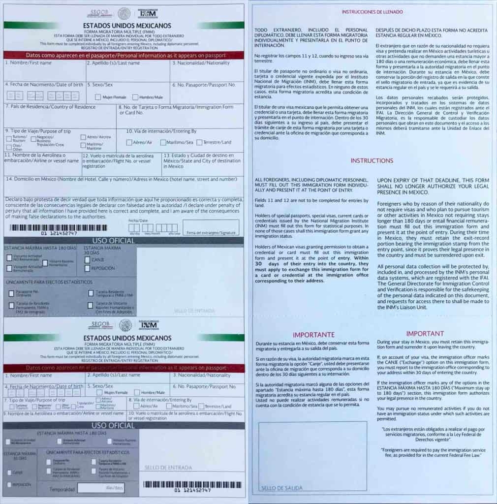 printable fmm form